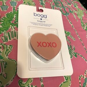 Bogg Valentines Day XOXO conversation heart bag bit charm